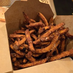 Great sweet potato fries.
