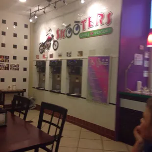 They have yogurt station!!