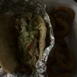 Beef Gyro Onion Rings