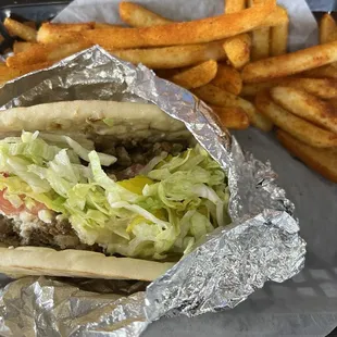 Large Lamb Gyro Combo