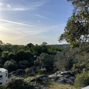 View from the top of our trailer