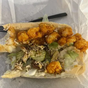 Shrimp and Skrimp &amp; Crab Po Boy