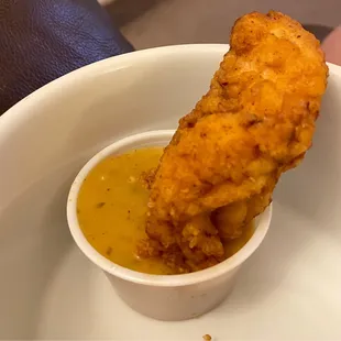Chicken Tender and their Spicy Dip!