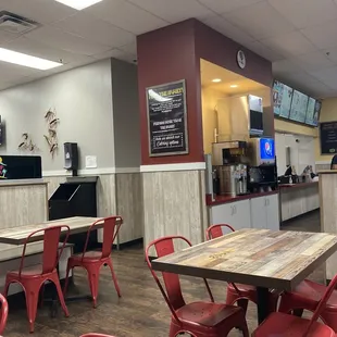 interior, sushi and sashimi