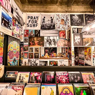 Always praying for surf.  And more books and vinyl and posters.