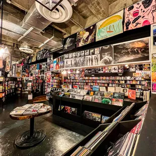 Thousands of vinyl records.  Metal, punk, rock, reggae, and more.