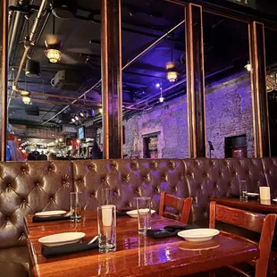 the dining area