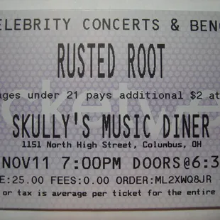 Rusted Root with opening band The Floorwalkers, November 13, 2011