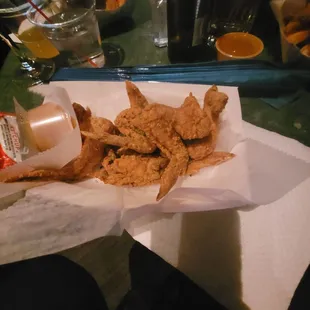 Chicken. Wings with hot sauce