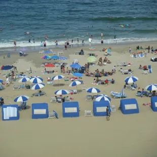 Hilton Guest Beach Umbrellas and Cabanas