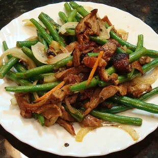 Duck Slices &amp; String Beans