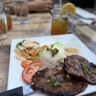 Char Grilled Pork Chop