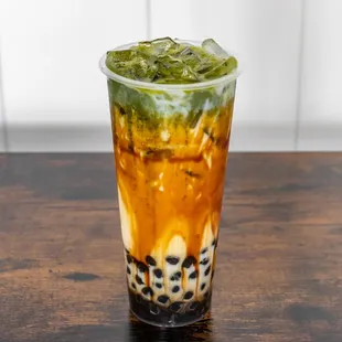 Brown Sugar Matcha Latte.