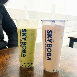 Matcha Frappe &amp; Milk Tea
