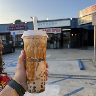 Brown sugar milk tea