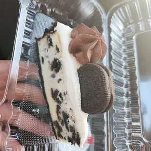 Oreo Cheese Cake, dessert is a must here too!