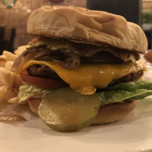 Beyond burger with grilled just egg and apple. SOOOO GOOD!!!!