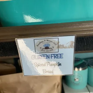 This GF pumpkin bread was the bomb