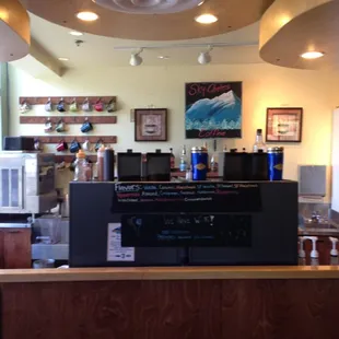 a view of the counter