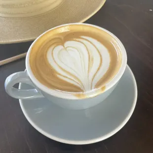 Hot Almond Milk Vanilla Latte