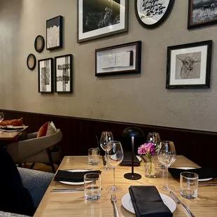 interior, sushi and sashimi