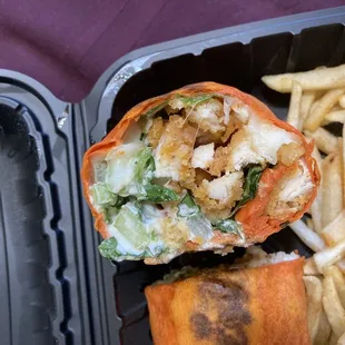 Fried Chicken Wrap