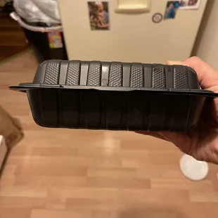 Another view of the sealed box that contained a cockroach!