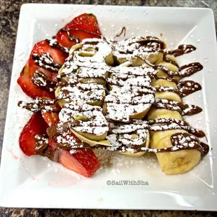Nutella Sushi Crepe