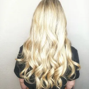 Bright blonde