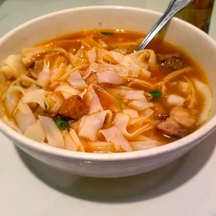 yummy beef brisket ho fun for a perfect hang over cure! I added too much spice to mine