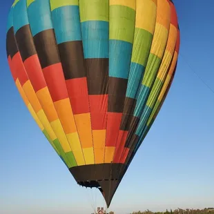 This hot air balloon ride was so peaceful