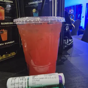 Nuwu sunset and peach candy preroll