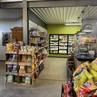 And actually a very well stocked grocery store.