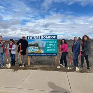 Celebrating Chiricahua Health Center at their groundbreaking in Willcox.
