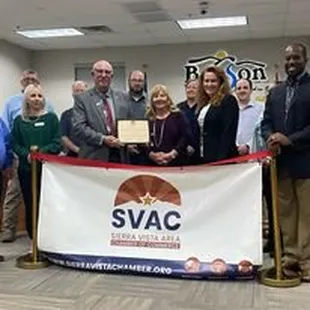 Welcoming the City of Benson to the Sky Islands Regional Partnership with a ribbon cutting ceremony.