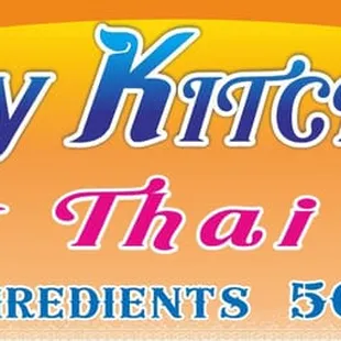 a sign for a thai restaurant