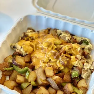 Country omelette -scrambled