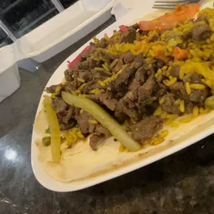 Beef Shawerma Entree