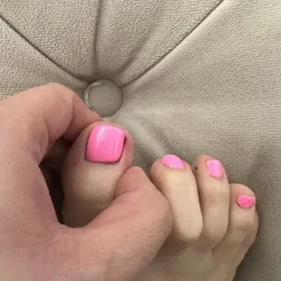 Nipped a chunk of skin off. Drilled the eff off the cuticle area.