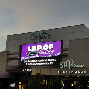 Exterior of the casino