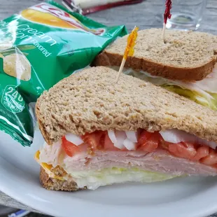 Turkey Sandwich for $6.50.