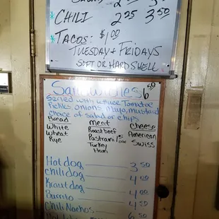 Menu.