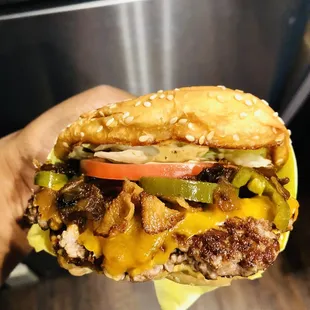 Single Burger - SO GOOD!!