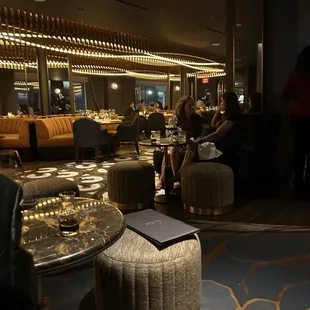 Lounge seat view of the interior