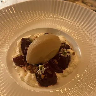 Red Wine Poached Pear