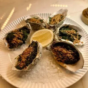 Oysters Rockefeller