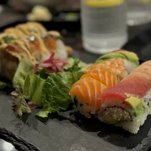 sushi and sashimi, sashimi, food, sushi