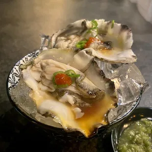Nick&apos;s special oysters