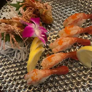 sushi, sashimi, sushi and sashimi, food