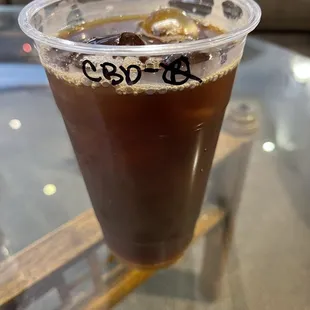 Cold brew + CBD